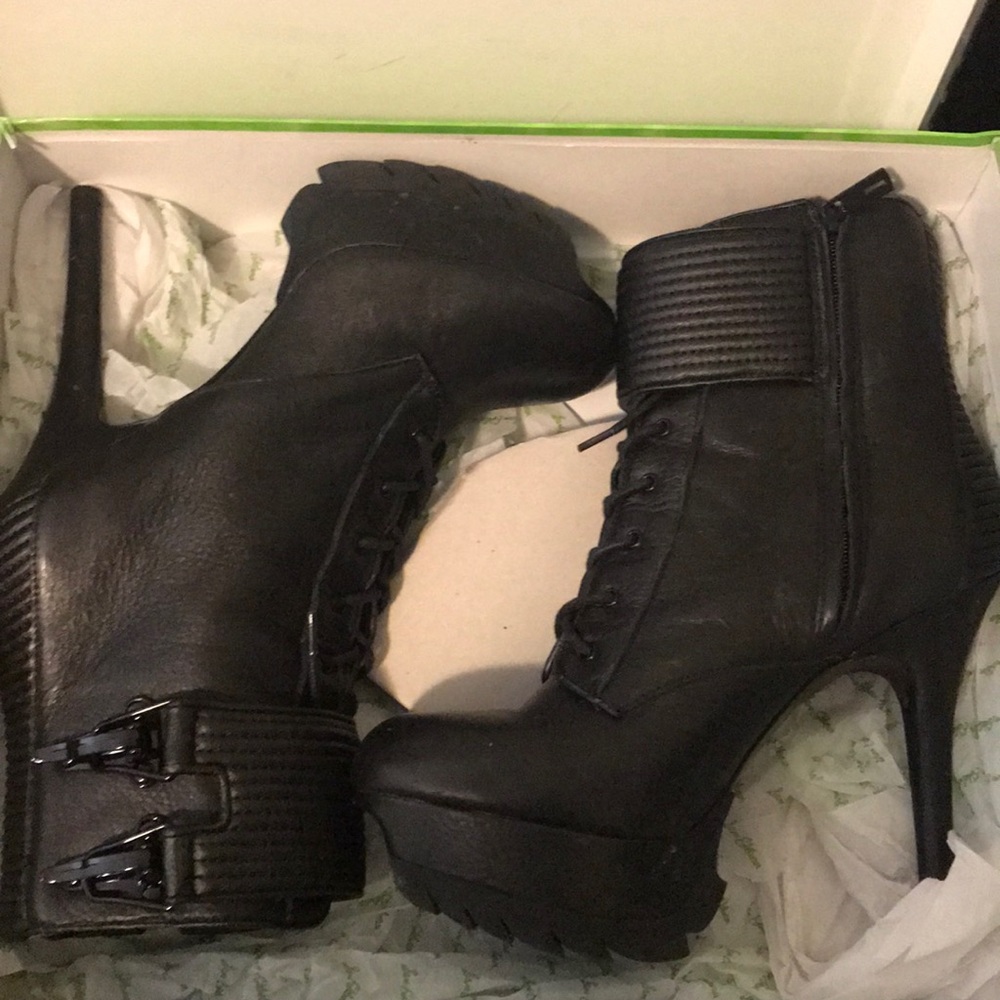 Black boots